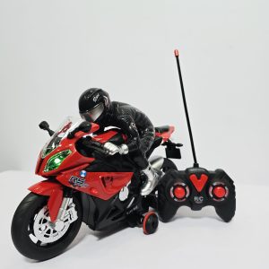 Biker Racing Series 1:20 Scale RC Sportbike - High-Speed Remote Control Motorcycle with 360 Rotation, LED Lights, and Sound Effects