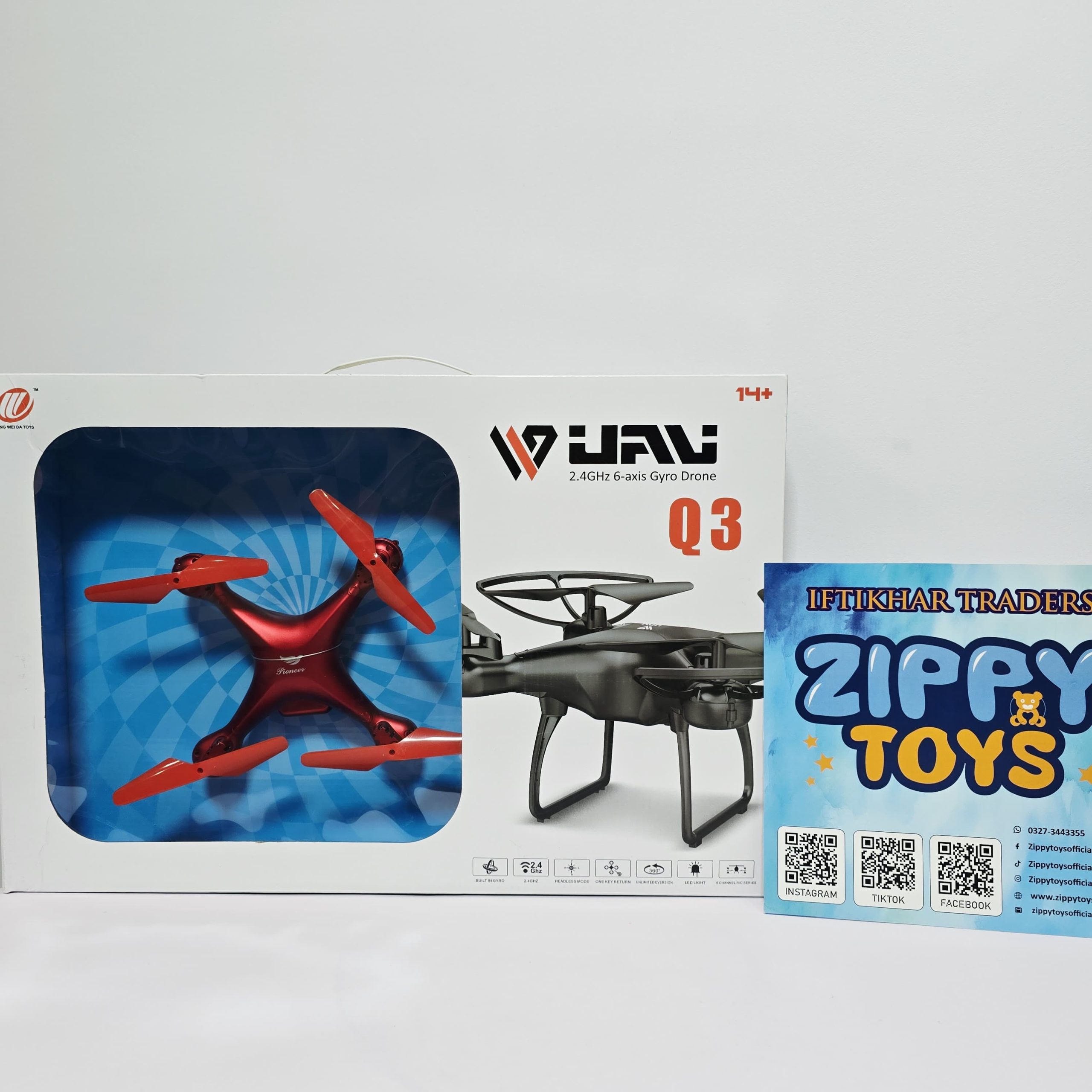 UAV 6-Axis Gyro RC Quadcopter - 2.4GHz High-Stability Drone with Headless Mode, One-Key Return, and $360^{\circ}$ Unlimited Eversion - Image 5