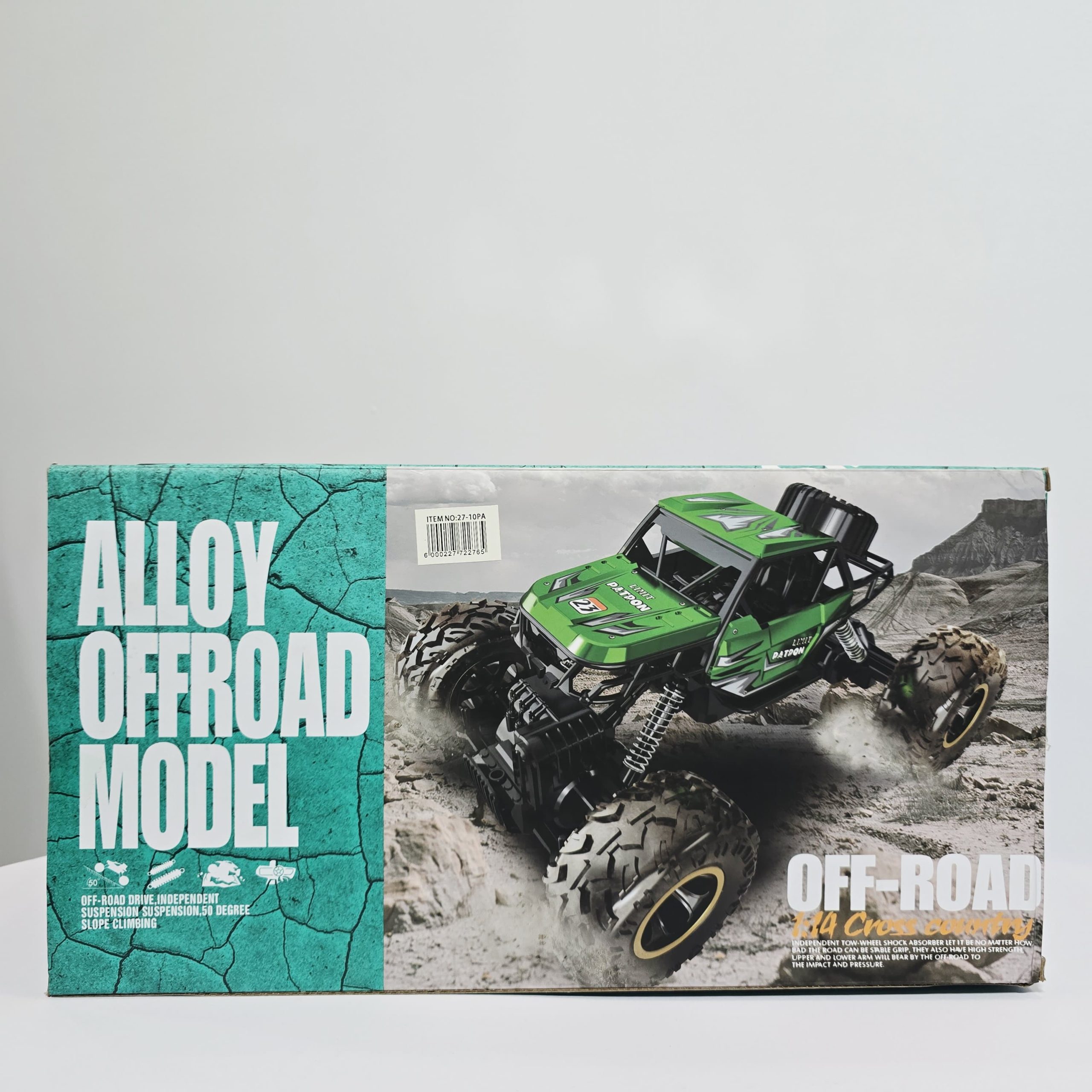 1:14 Scale Metal Body RC Rock Crawler - 2.4GHz Off-Road Monster Truck with Independent Suspension & $50^{\circ}$ Slope Climbing Ability - Image 8
