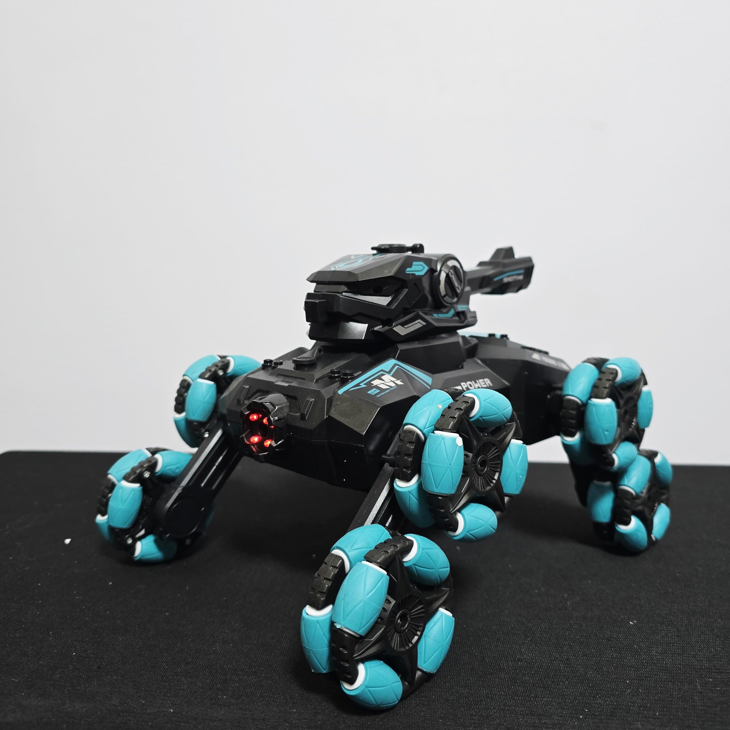 8-Wheel Drive "Spray & Water Bomb" RC Stunt Tank - 2.4GHz High-Speed All-Terrain Vehicle with LED Lights, Music, and Mist Spray - Image 6