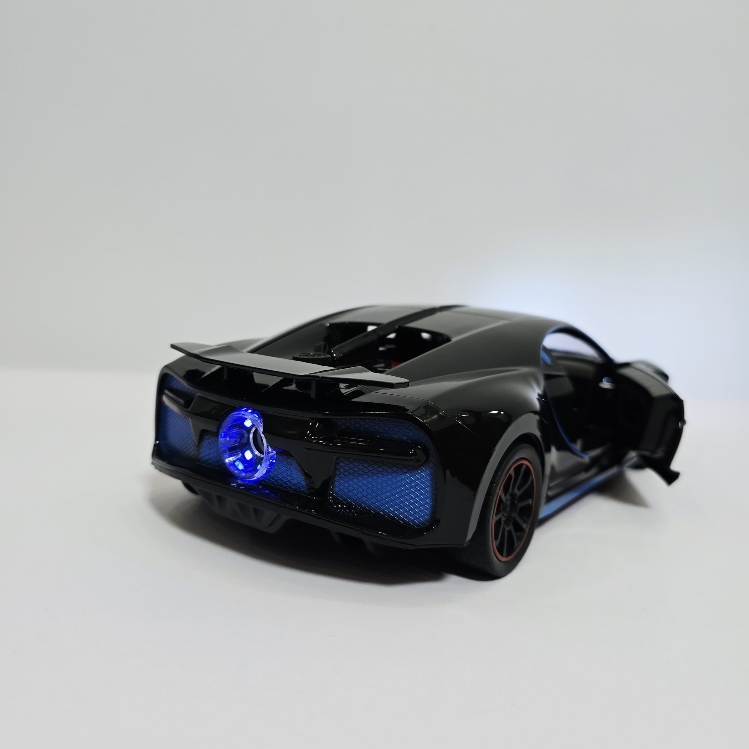 Speed Racing RC Hypercar - 1:16 Scale Remote Control Supercar with LED Headlights, Opening Doors, and Steering-Wheel Style Controller - Image 3