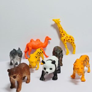 Wild Jungle Animal Toy Figures Set