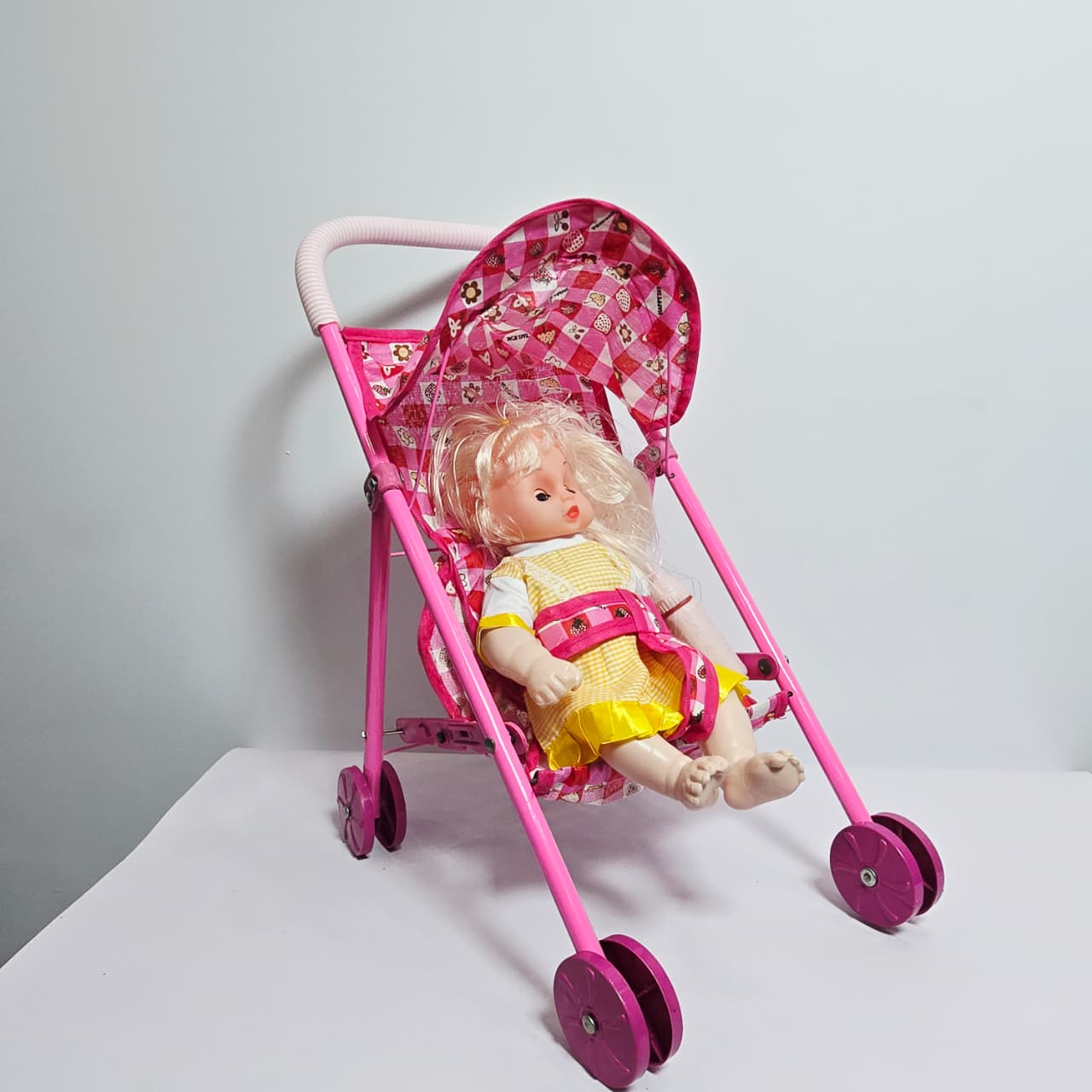 Baby Doll with Stroller and Beauty Accessories Set - Image 3