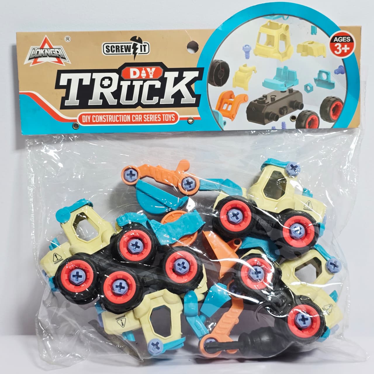 Take-Apart Construction Vehicle Toy Set - Image 3