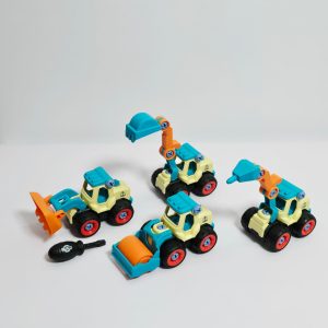 Take-Apart Construction Vehicle Toy Set