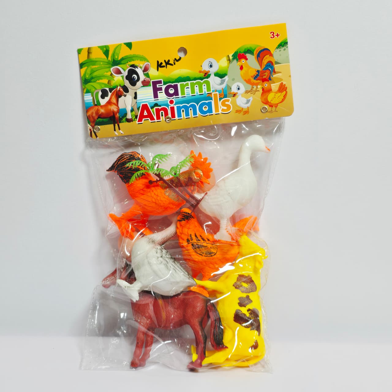 Miniature Farm Animal and Bird Toy Figures Set - Image 3