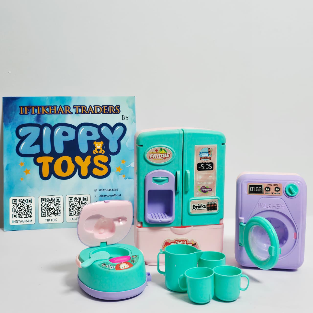 Kids Modern Kitchen & Home Appliances Toy Playset - Image 3