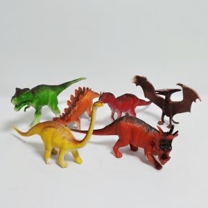 6-Piece Realistic Dinosaur Toy Figure Playset – Educational Prehistoric Animal Models for Kids