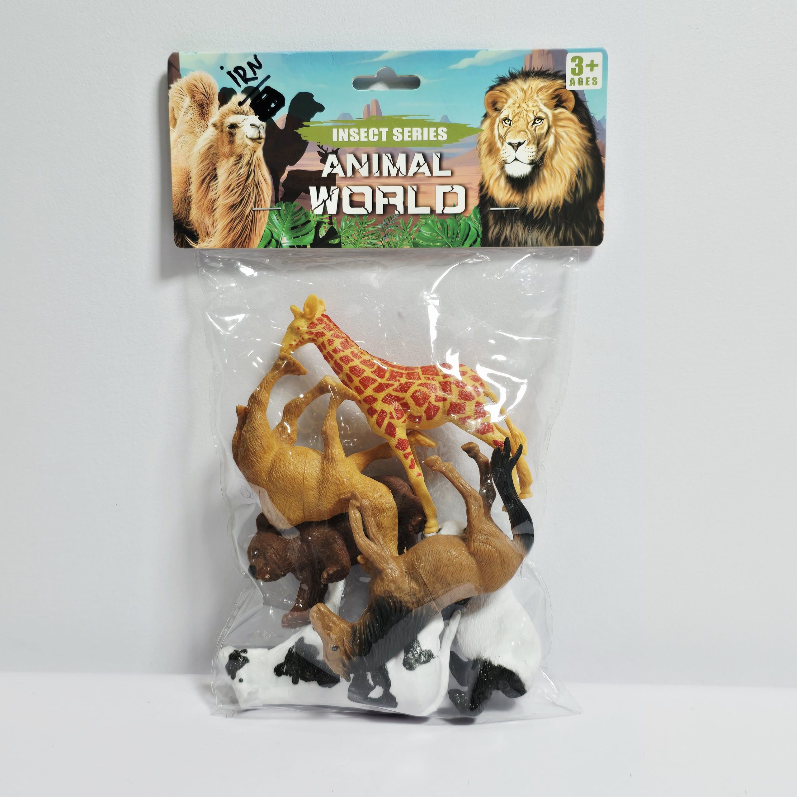 6-Piece Wild & Farm Animal Toy Figures Playset - Image 4