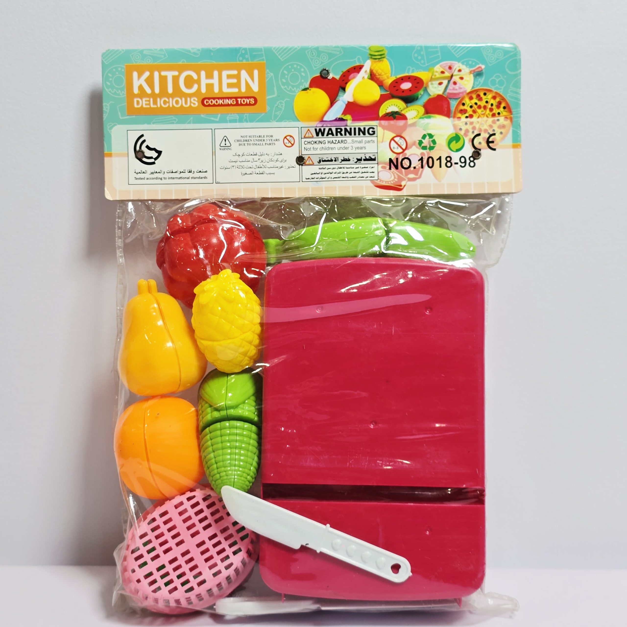 Kids Toy Refrigerator and Cutting Fruit Playset – Pretend Kitchen Appliance & Food Toys - Image 5