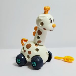 Kids Take-Apart Giraffe Toy with Screwdriver – STEM Build-Your-Own Construction Toy for Toddlers