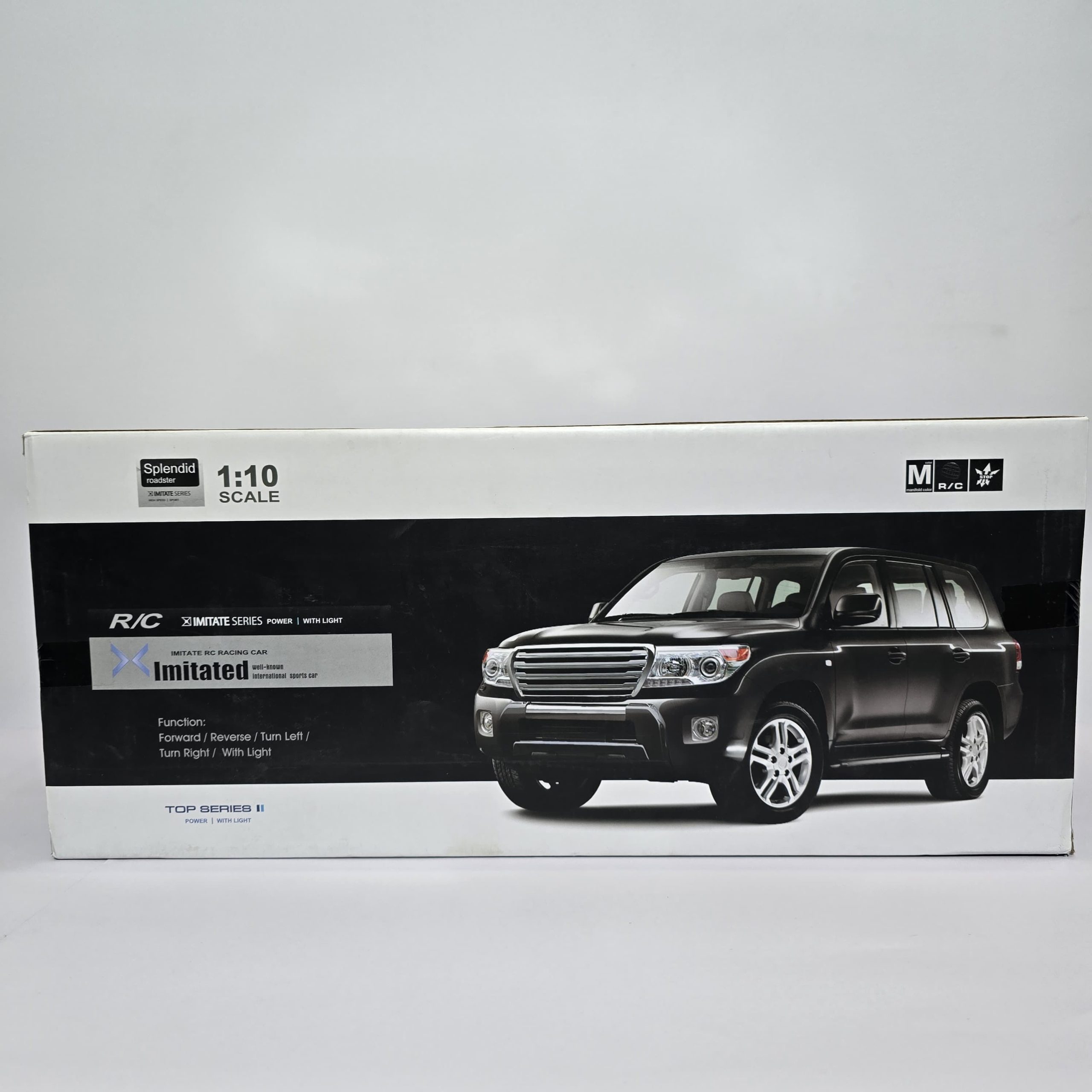 1:10 Scale Large Remote Control SUV – Imitate Series R/C Land Cruiser Toy Car with Working Lights - Image 6