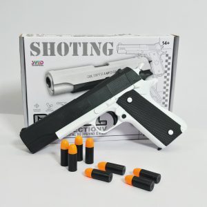 Shoting 519B Model Pistol – Realistic Soft Bomb Toy Gun for Shooting Training and Game Interaction