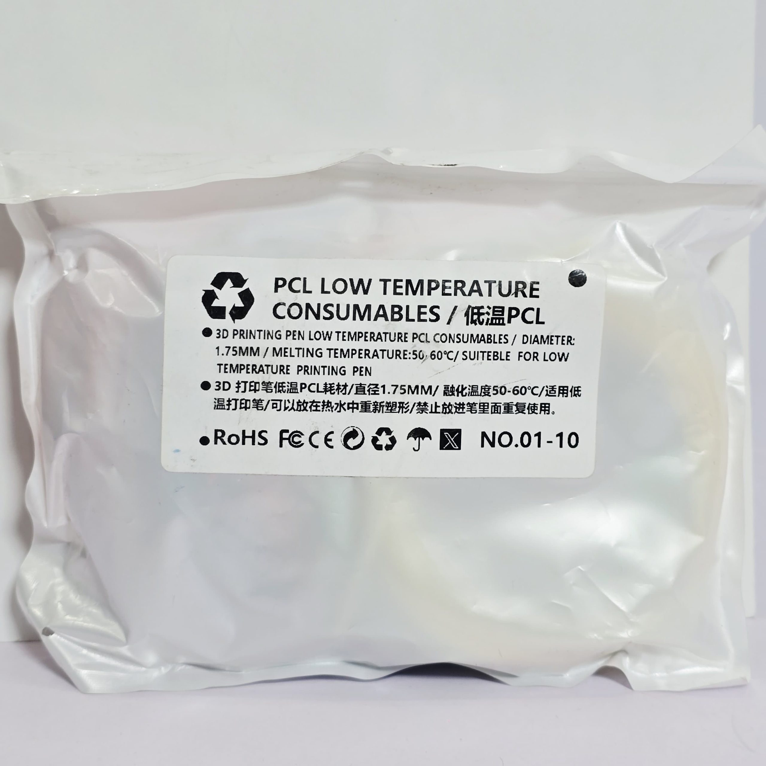 Low Temperature PCL Filament Refill Pack for 3D Printing Pens – 1.75mm Eco-Friendly Modeling Consumables - Image 5
