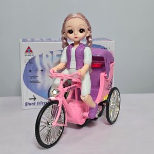 Trendy Girl Stunt Tricycle & Rickshaw