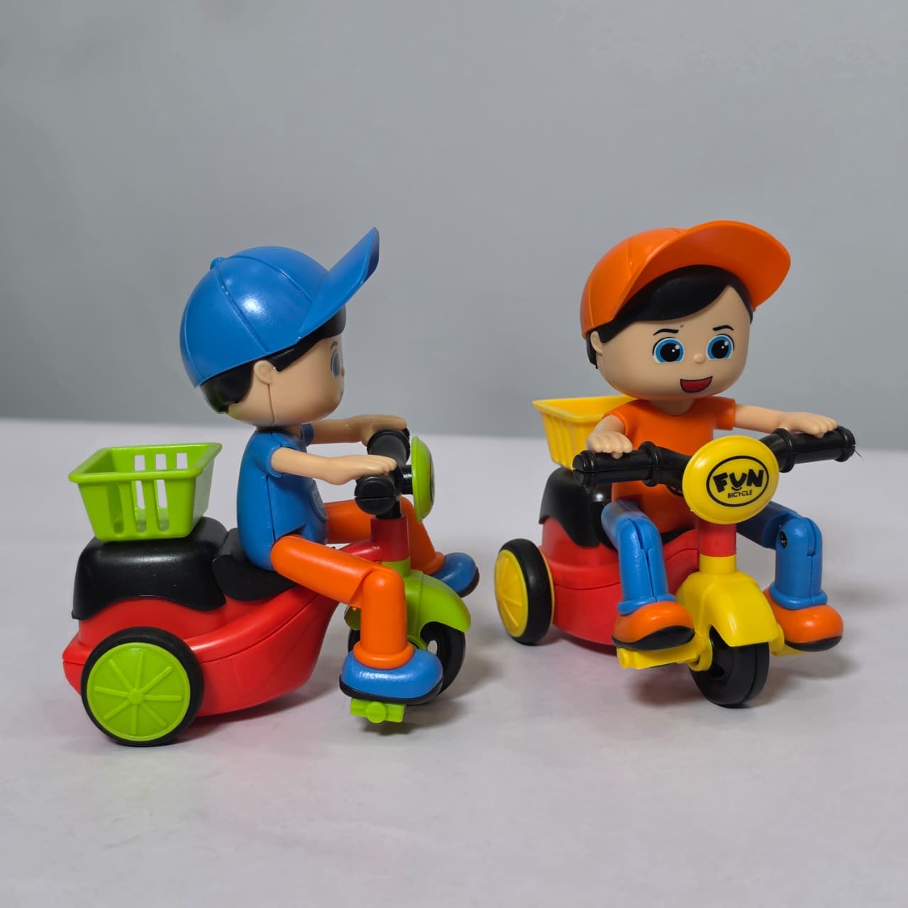Interactive Mini Boy Tricycle Cartoon Toy Figurines - Image 2