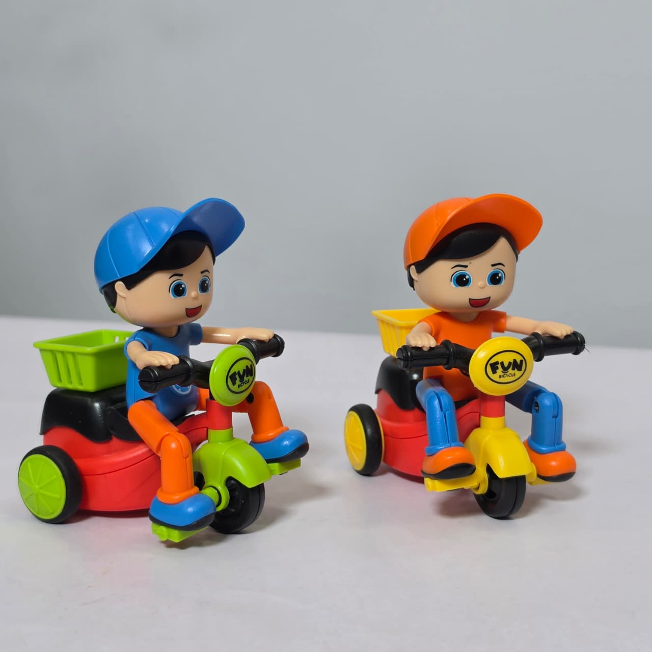 Interactive Mini Boy Tricycle Cartoon Toy Figurines - Image 3