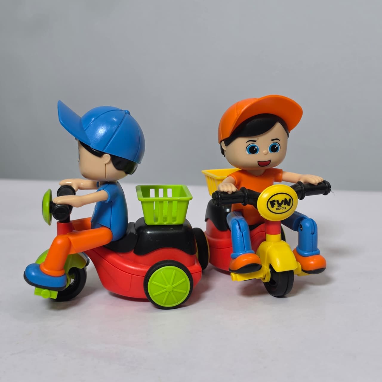 Interactive Mini Boy Tricycle Cartoon Toy Figurines - Image 5