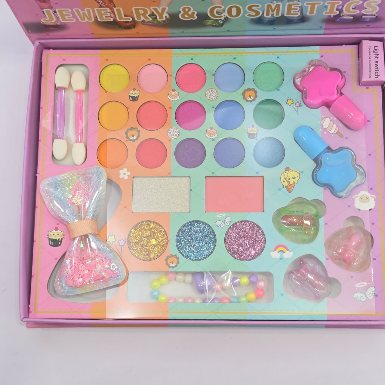 IGOODCO 29-in-1 Ultimate Kids Jewelry & Cosmetics Vanity Kit - Image 3