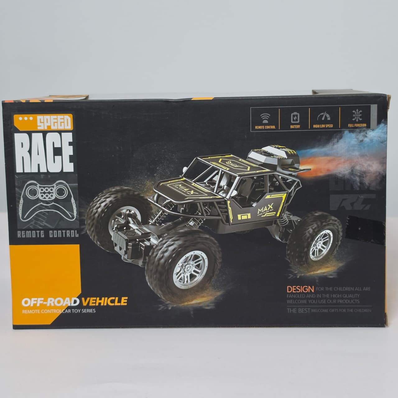 Max Power 4x4 Off-Road RC Rock Crawler – High-Suspension Remote Control Monster Truck with Rugged All-Terrain Tires - Image 5