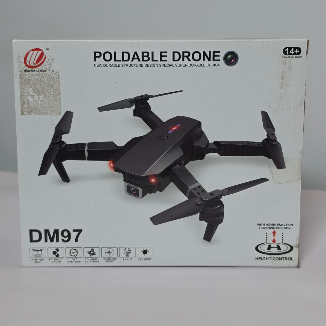 Foldable Drone with Height Control Hover Function & 360° Eversion - Image 3