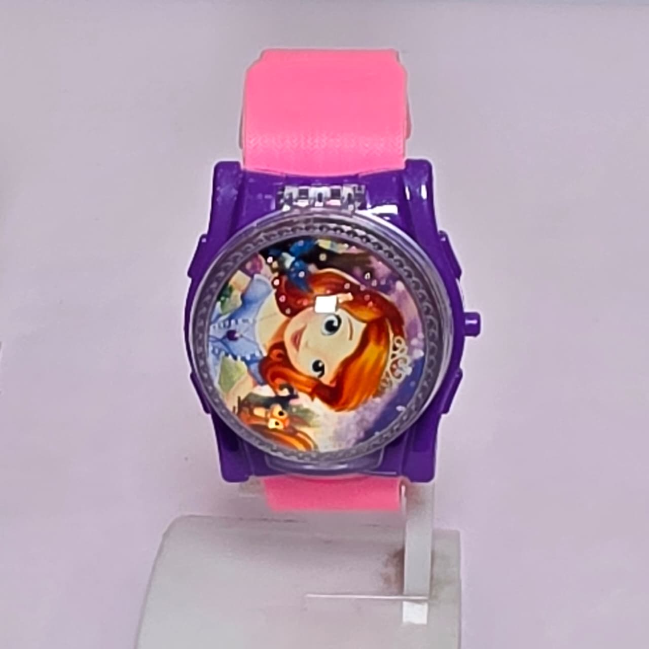 Fun Cartoon Character Flip-Top Watches for Boys & Girls (Cars, Princess Sofia, & Transformers Themes) - Image 4