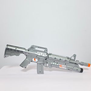 Fox Hunting Electric Flash Toy Gun – M4-Style Kids Laser & Light-Up Rifle