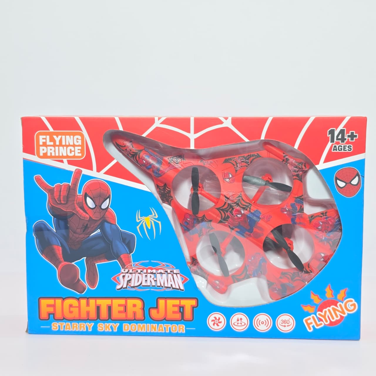Spider-Man Fighter Jet RC Quadcopter Drone - Image 3
