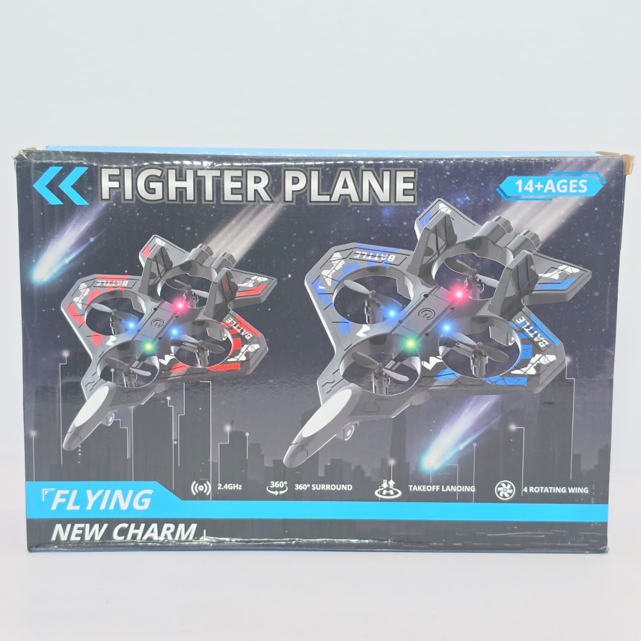 2.4GHz Fighter Plane RC Drone – Flying New Charm 4-Axis Quadcopter - Image 4