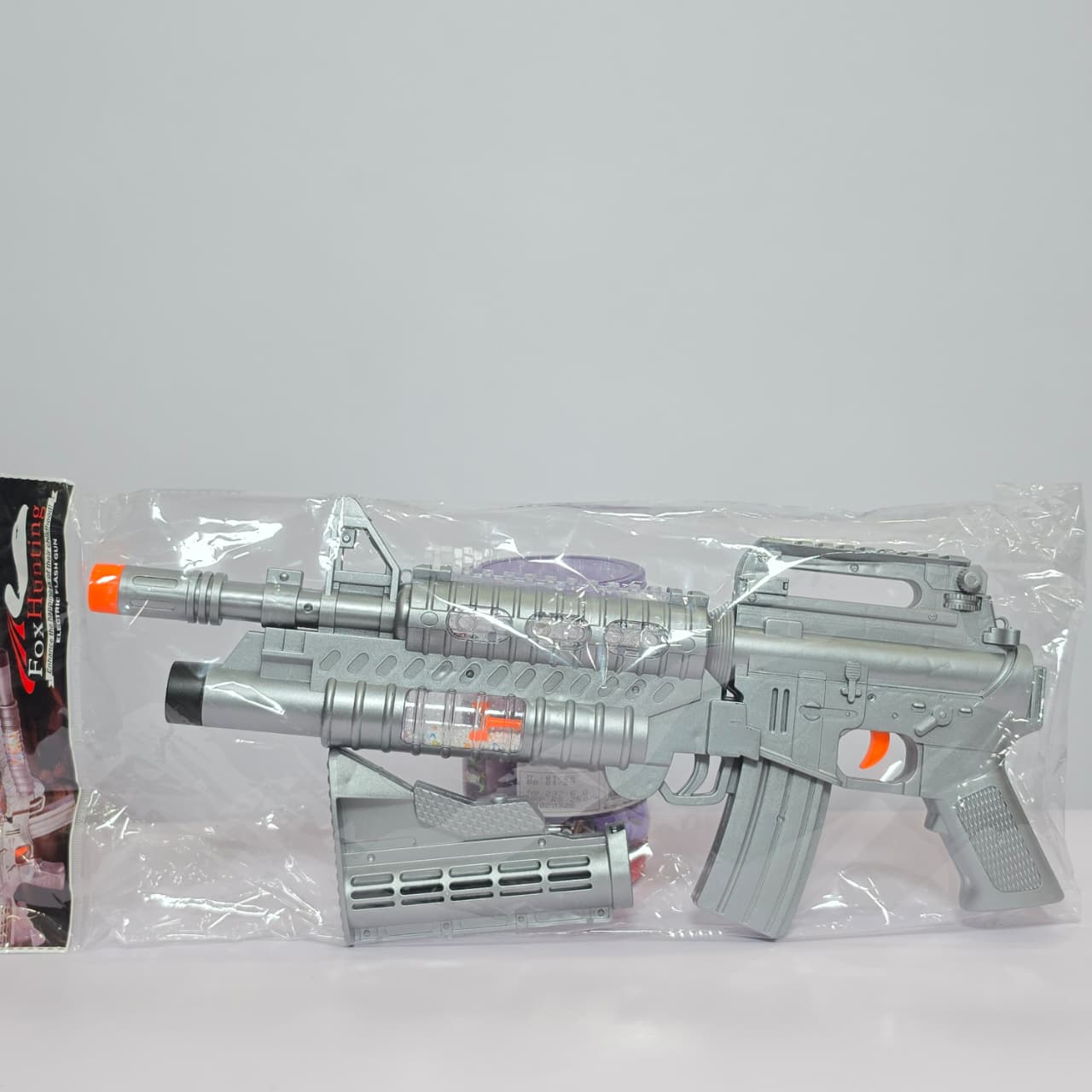 Fox Hunting Electric Flash Toy Gun – M4-Style Kids Laser & Light-Up Rifle - Image 3