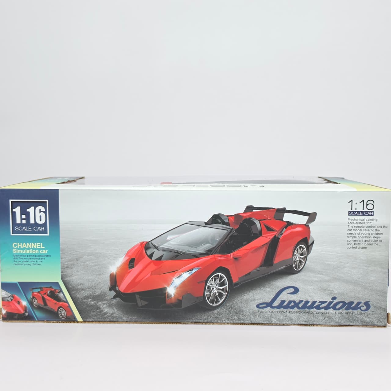 1:16 Scale Remote Control Convertible Supercar – High-Speed Electric RC Sports Car Toy - Image 6