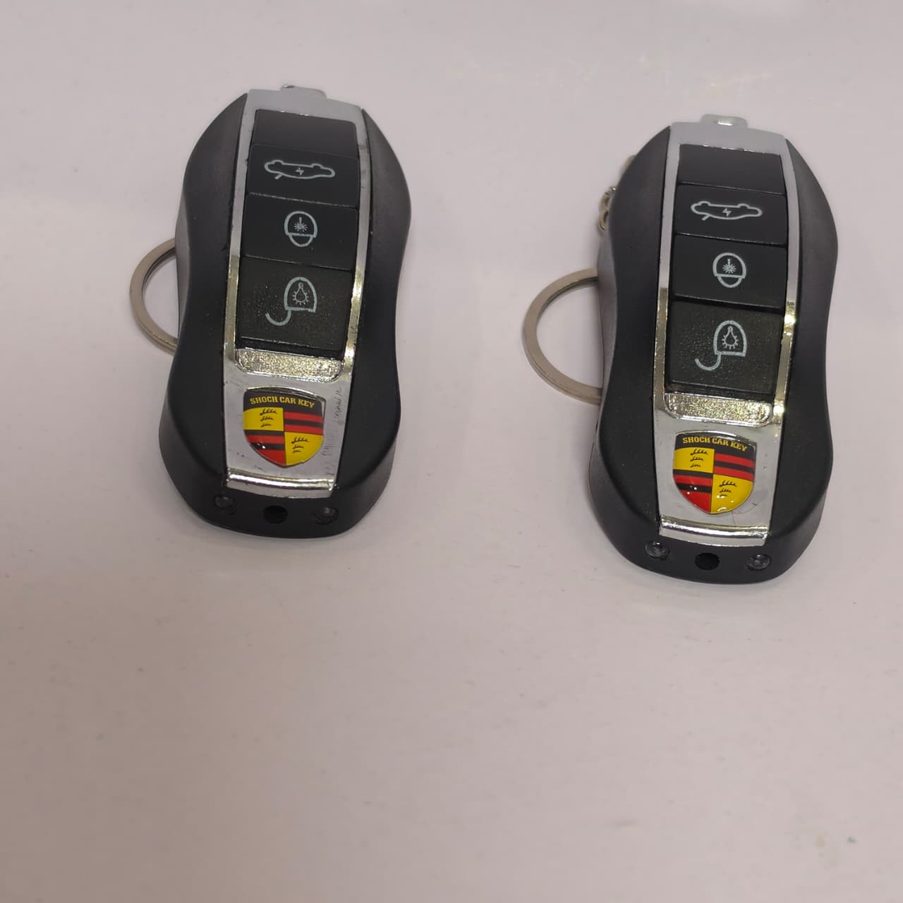 3-in-1 Luxury Car Key Fob Electric Shock Toy – Premium Novelty Prank Gag - Image 2