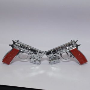 3-in-1 Electric Shock Novelty Pistol – Ultimate Gag Toy with Laser & LED Flashlight