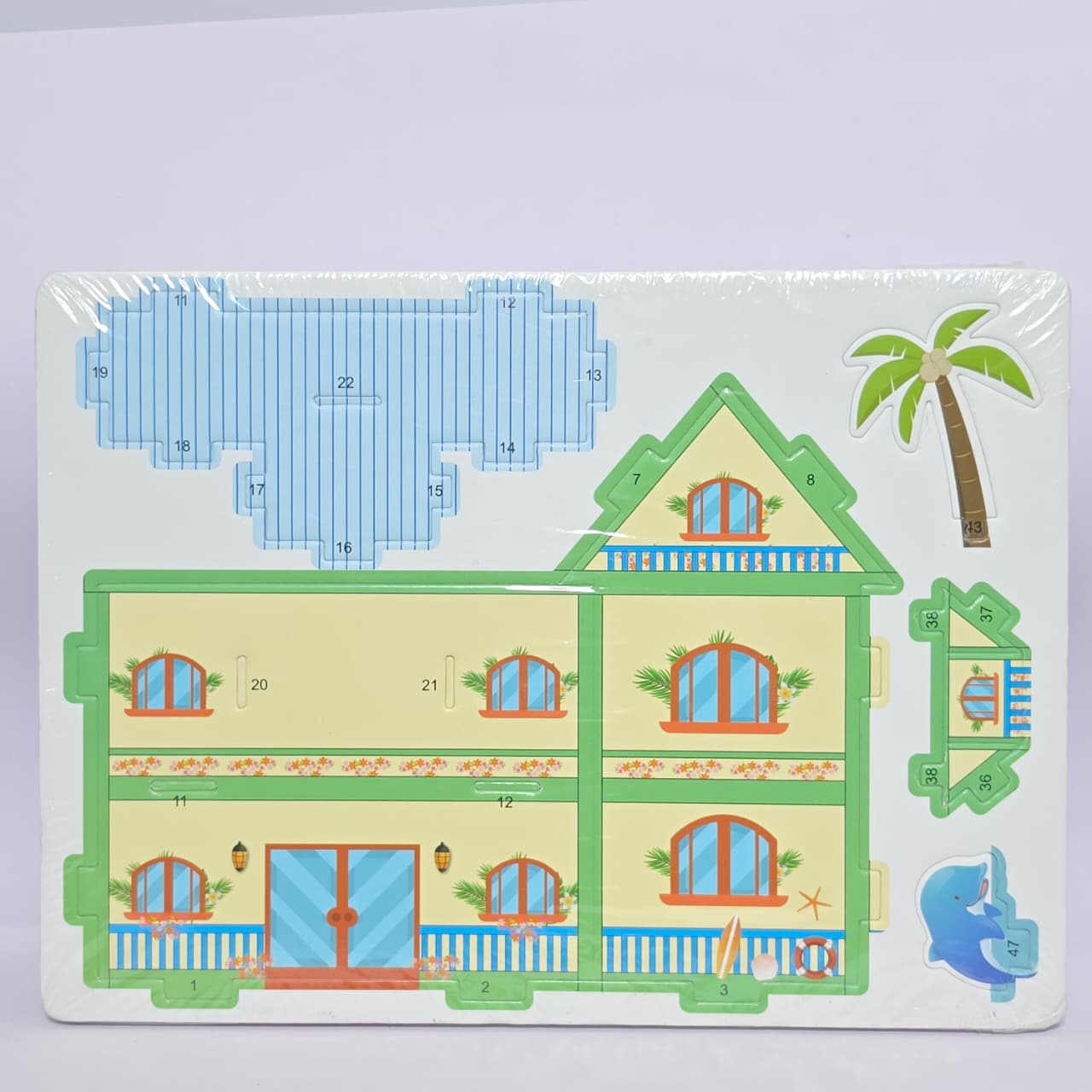 3D Miniature Architecture DIY Puzzle Series – Creative STEM Toy for Kids (Dream Villa & Summer Beach Variants) - Image 5