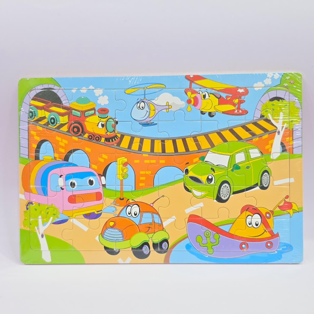 Early Learning Wooden Tray Jigsaw Puzzle Series – Premium Educational STEM Toy for Toddlers - Image 2