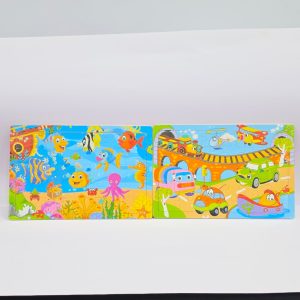 Early Learning Wooden Tray Jigsaw Puzzle Series – Premium Educational STEM Toy for Toddlers