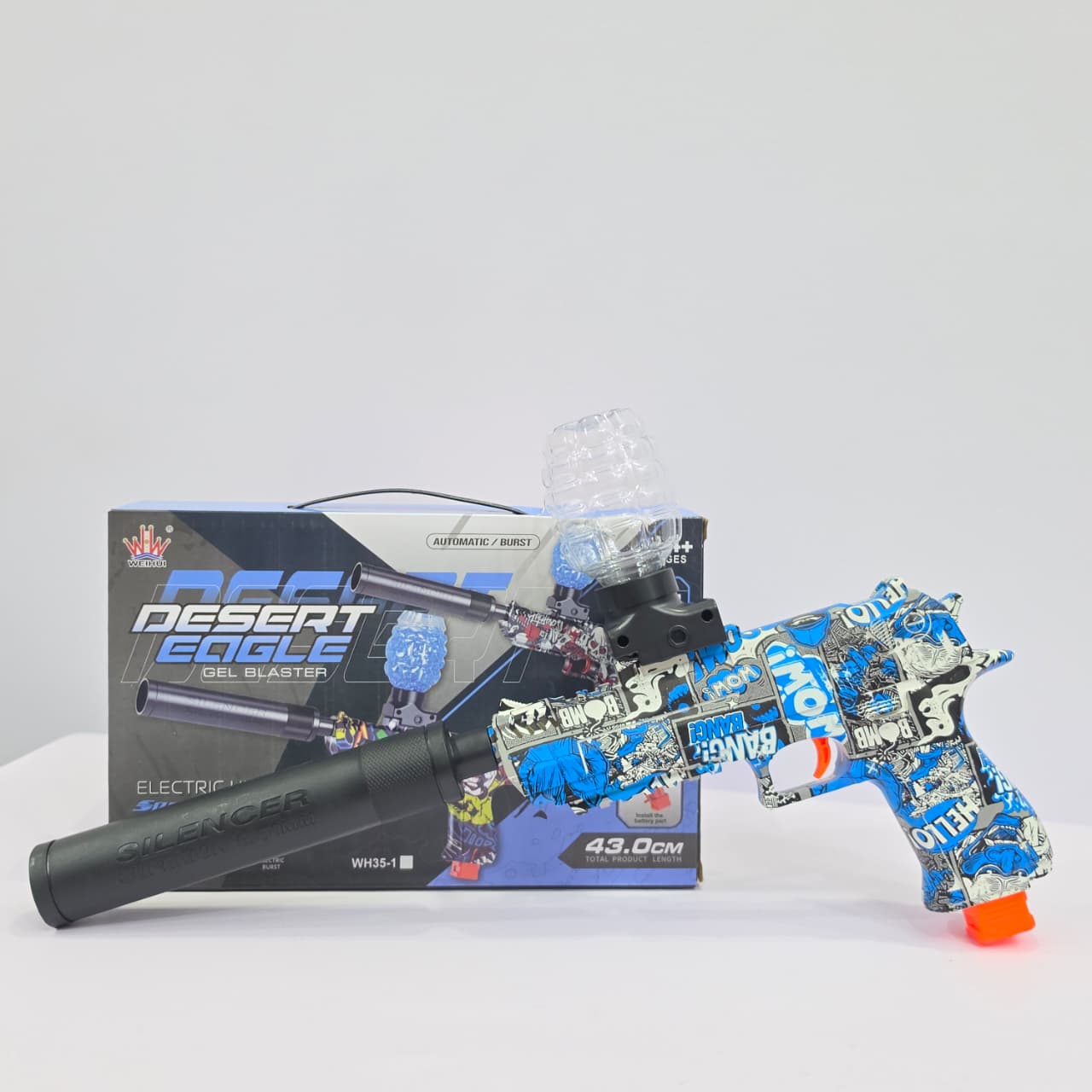 Desert Eagle Electric Gel Blaster – High-Speed Automatic Hydrogel Blast Pistol - Image 3