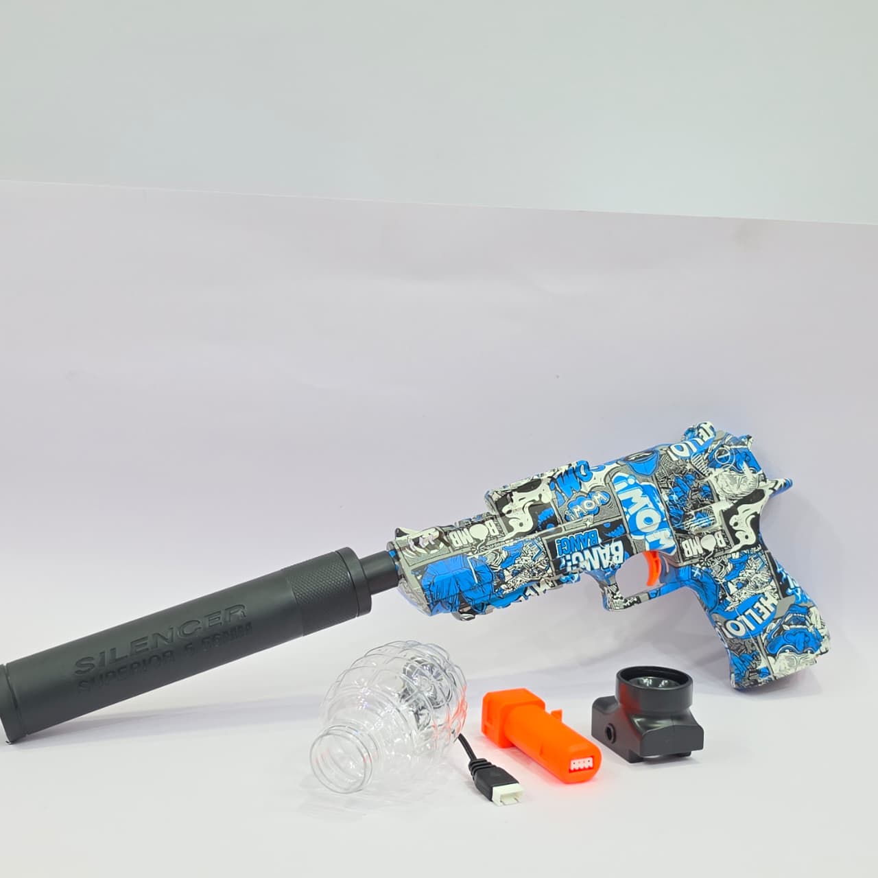 Desert Eagle Electric Gel Blaster – High-Speed Automatic Hydrogel Blast Pistol - Image 2